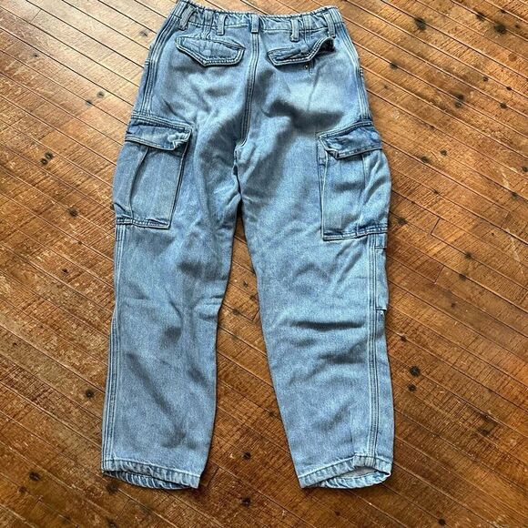 Lucky vintage hip hop baggy Y2K distressed 2/26 jeans - Picture 3 of 3